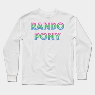 RandoPonyTM Marquee Polysexual Gradient Long Sleeve T-Shirt